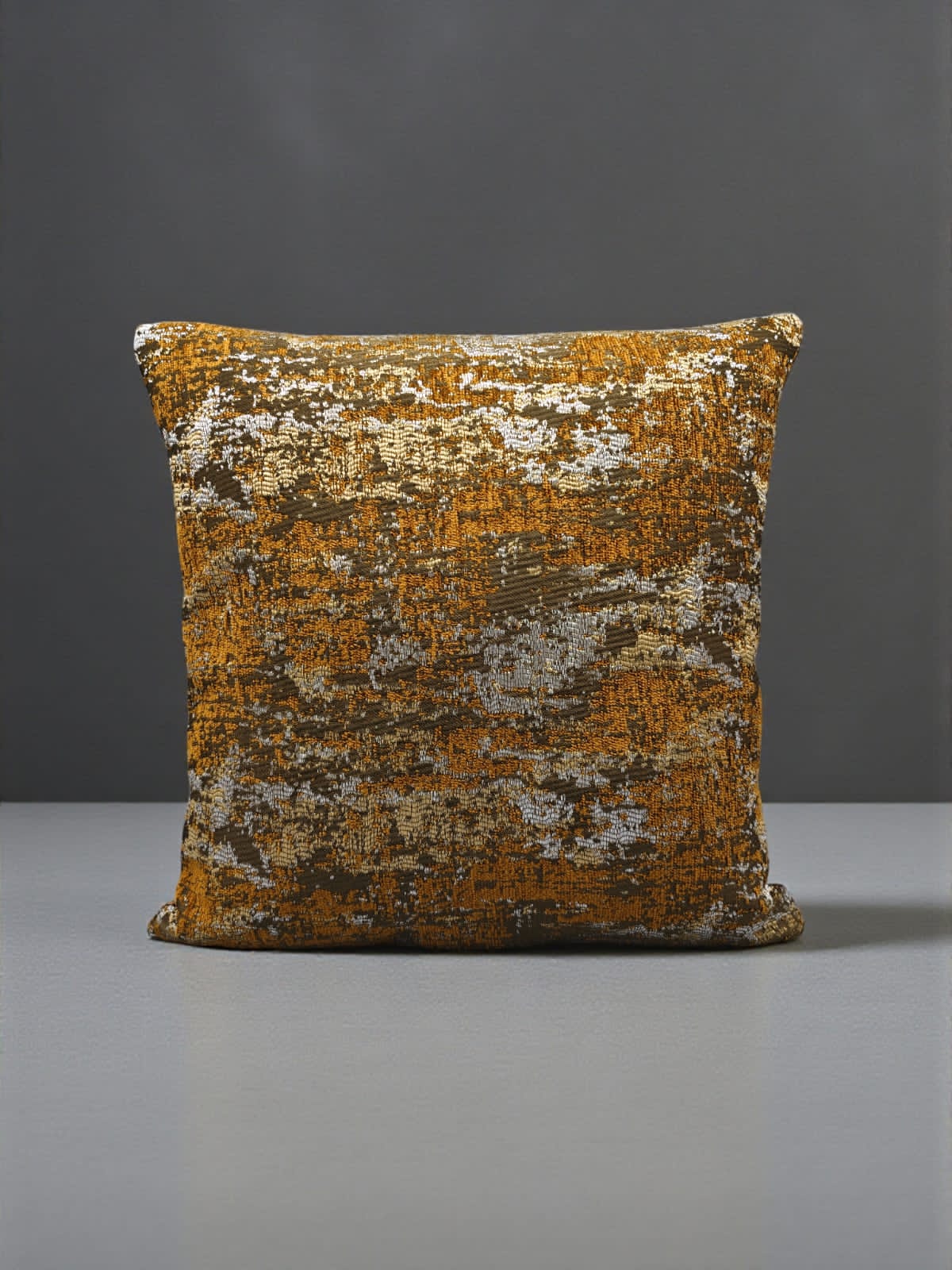 Multi Texture Jacquard Cushion