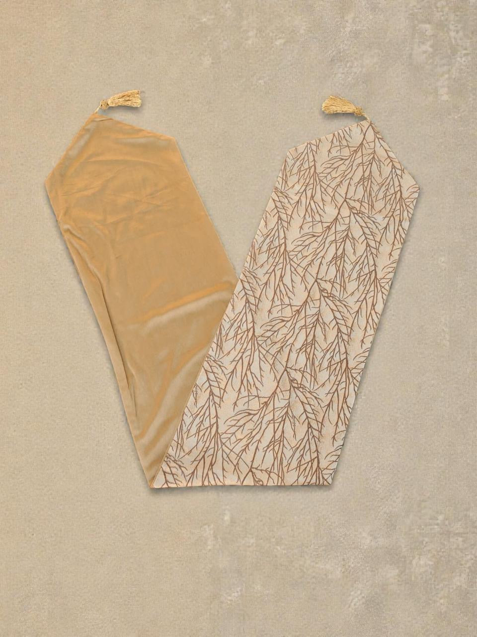 Shanghai Velvet Tree Table Runner