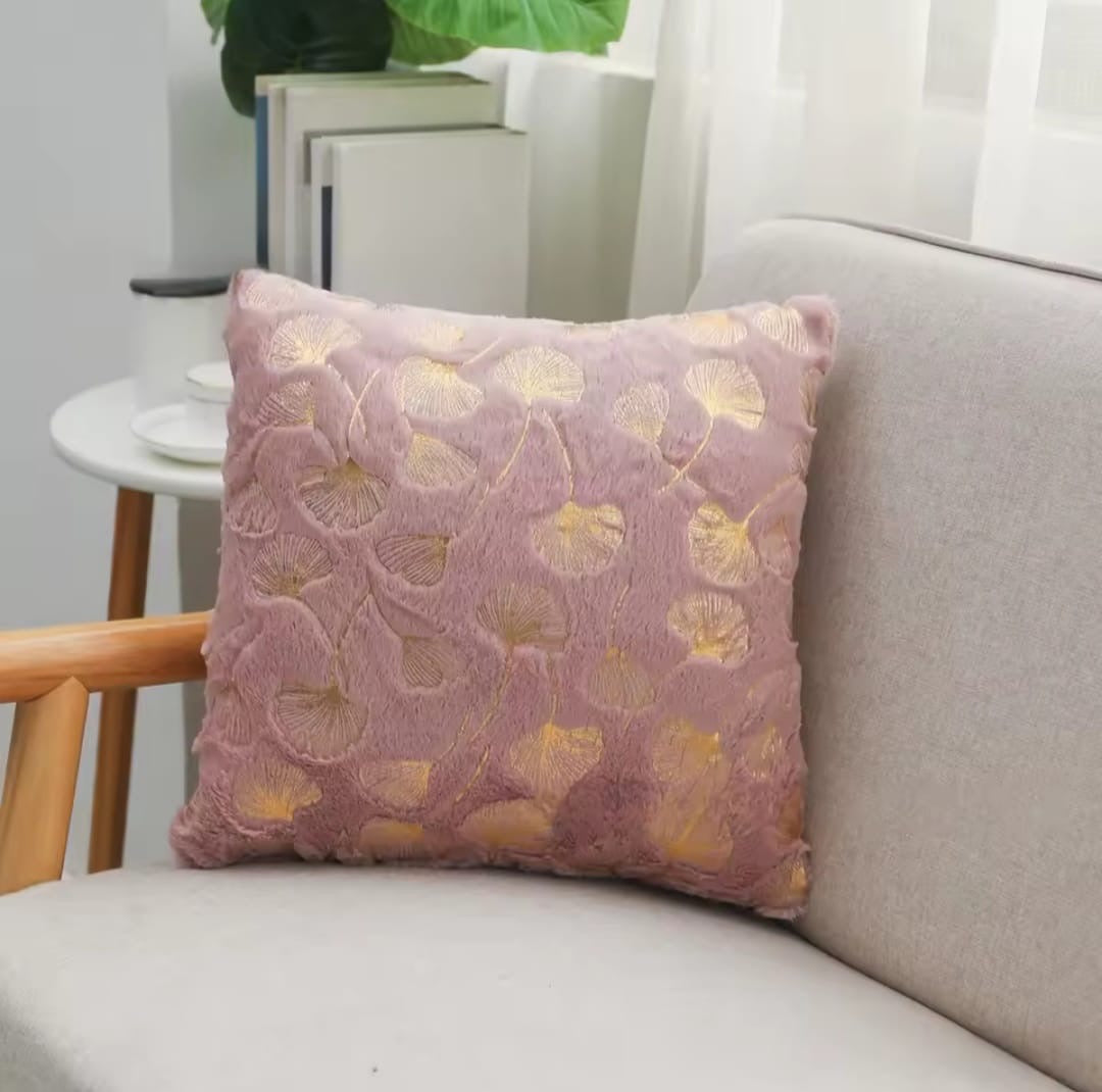Fur Leaf New Cushion Double Side