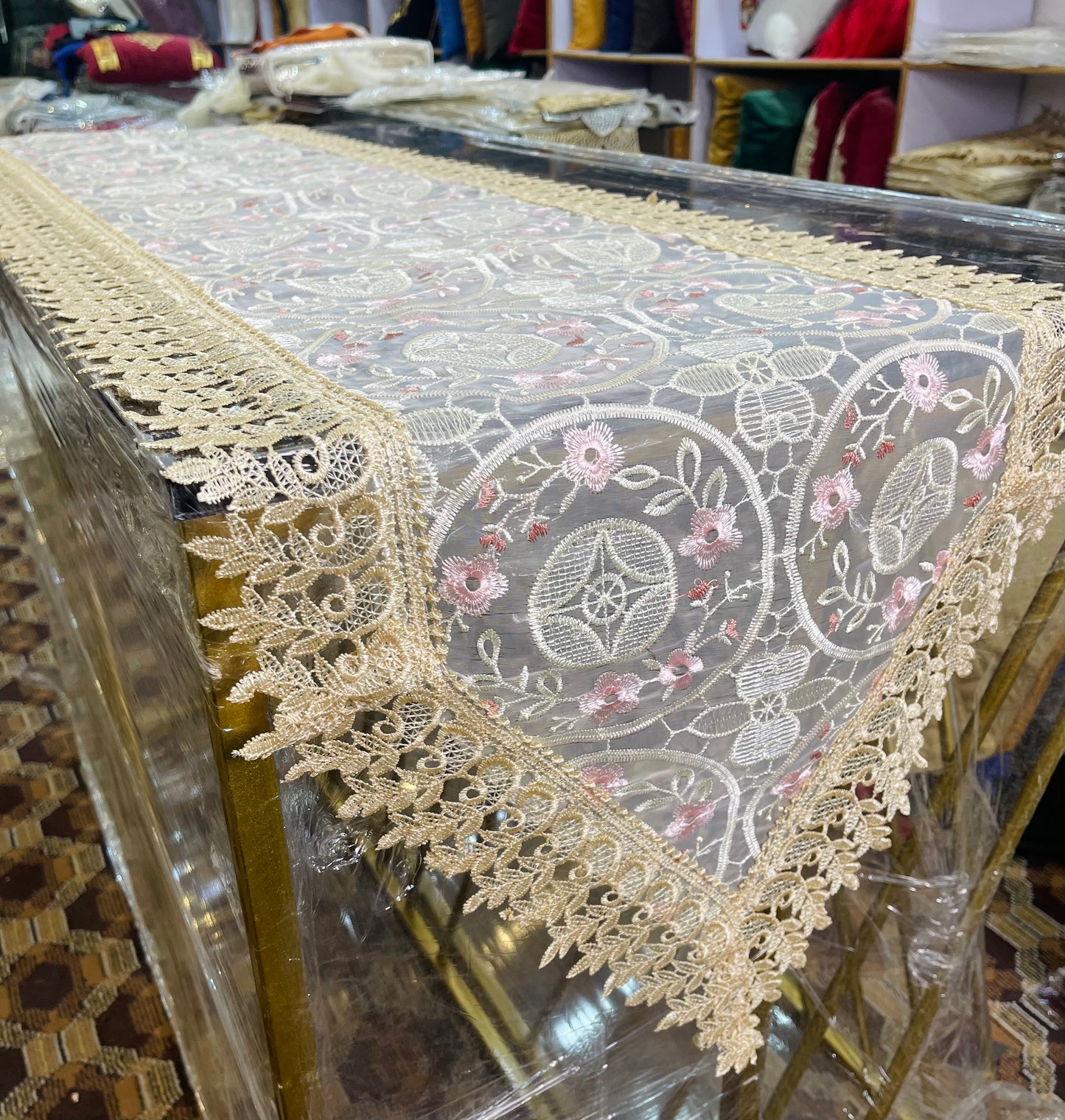 Shatal New Organza Table Runner