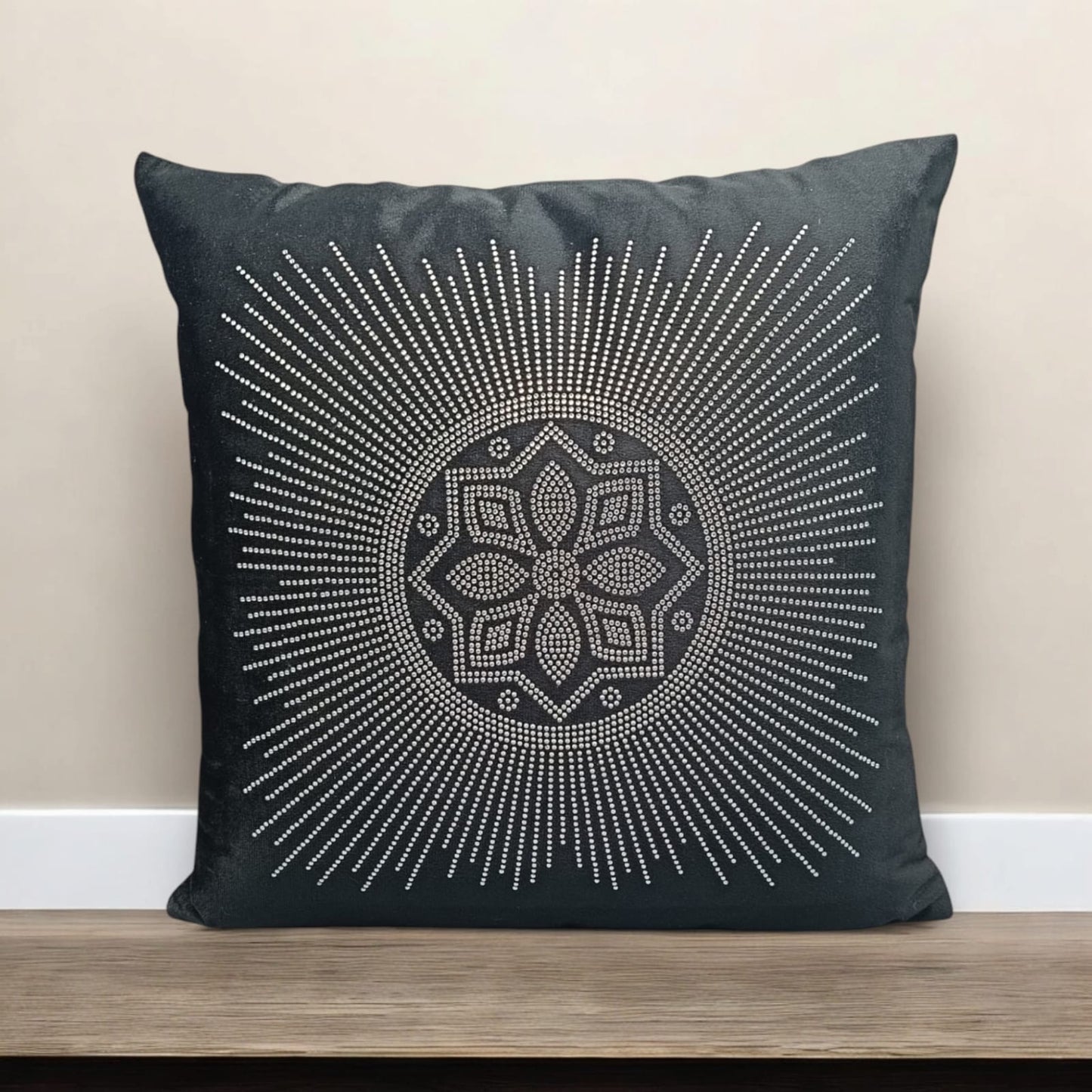 Velvet Stone Cushion Cover