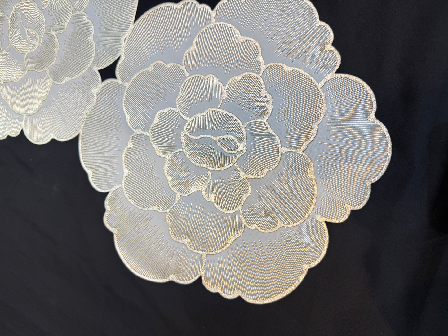 Golden Center Piece/Runner Plastic