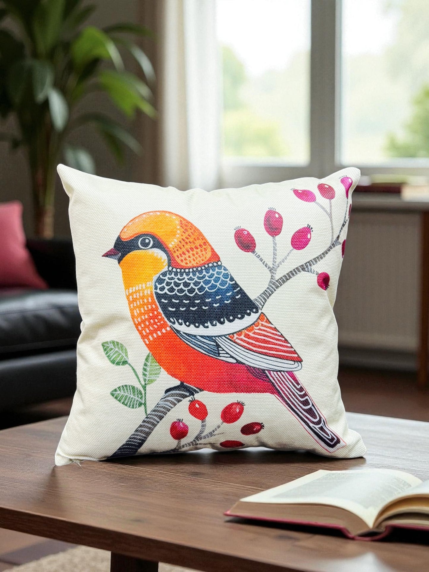 Printed Bird Series Cushion