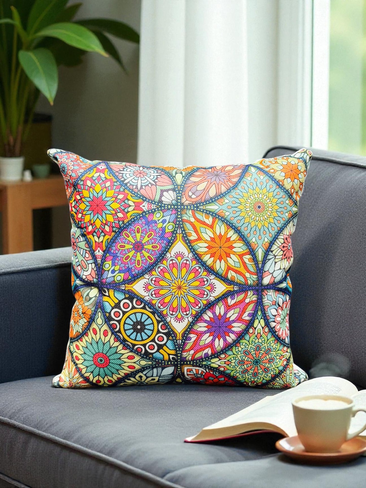 Printed Multi Series Floor Cushion