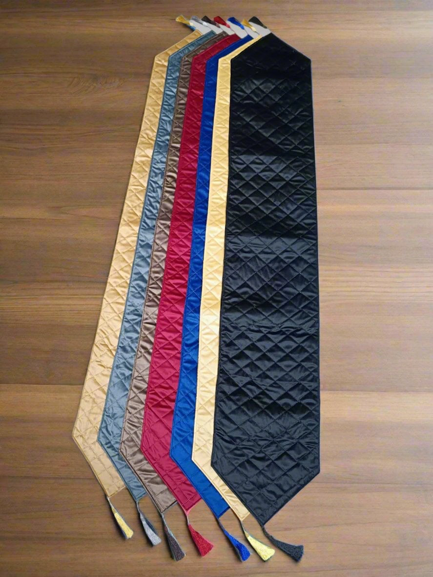 Ultra-Sonic Plain Velvet Table Runner