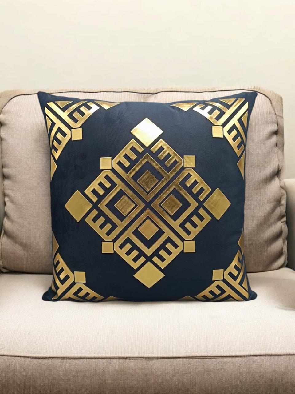 Italian Velvet Heavy Motive Cushion
