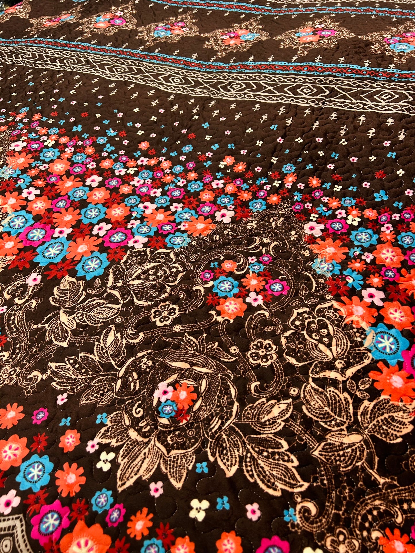 Velvet Printed Bedsheet 3pc