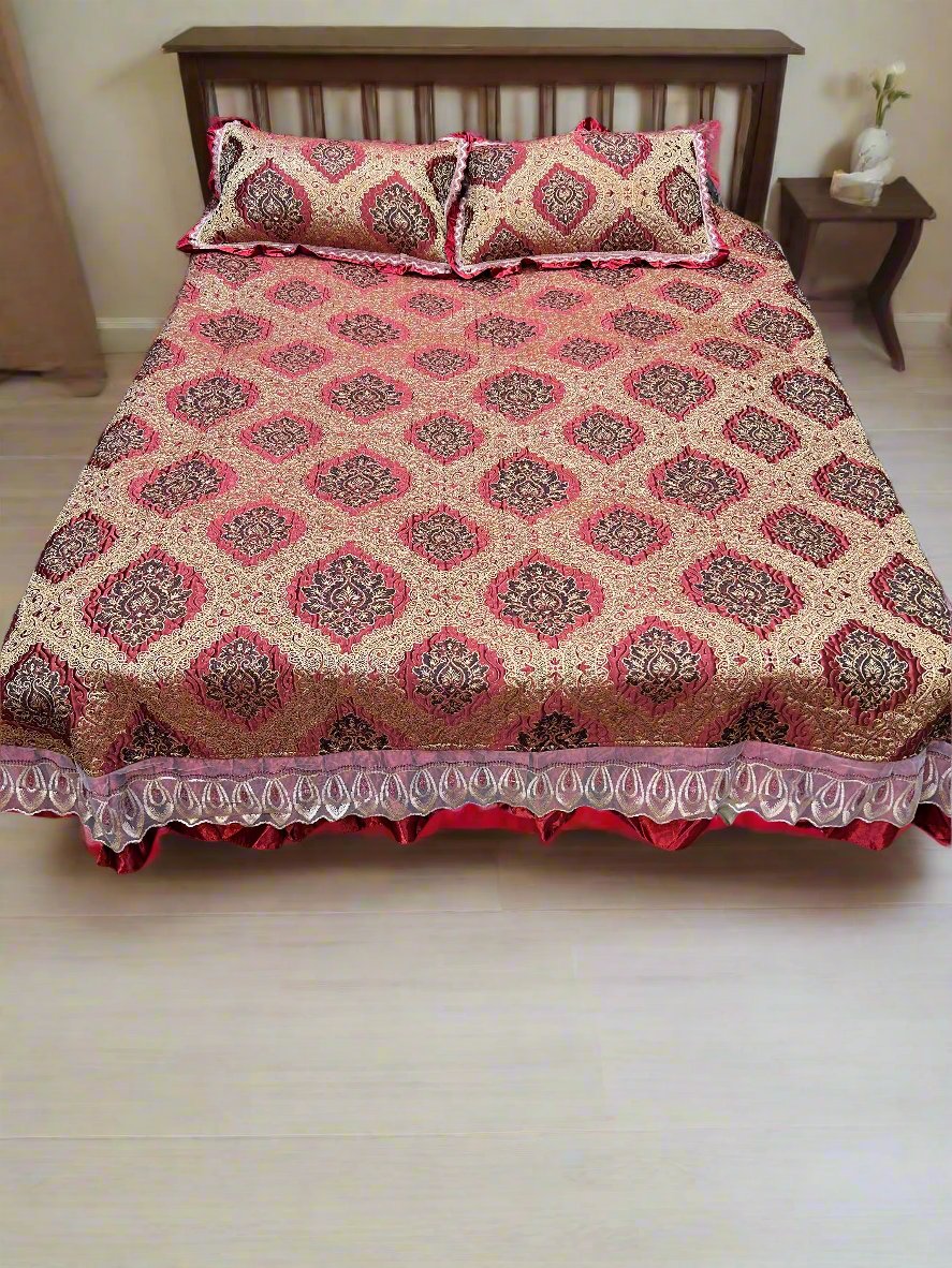 Shanghai Frill Bedsheet 3pc