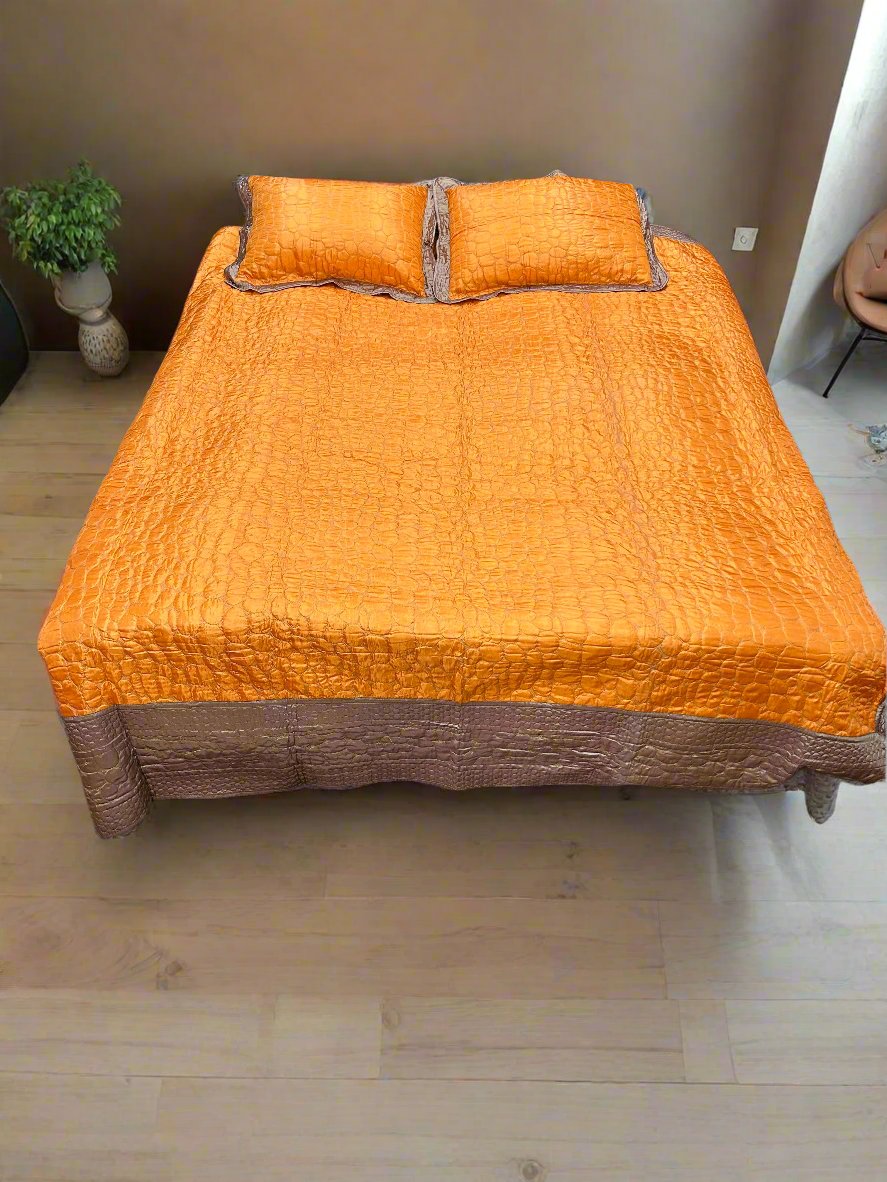 Silk Bubble Bedsheet 3pc