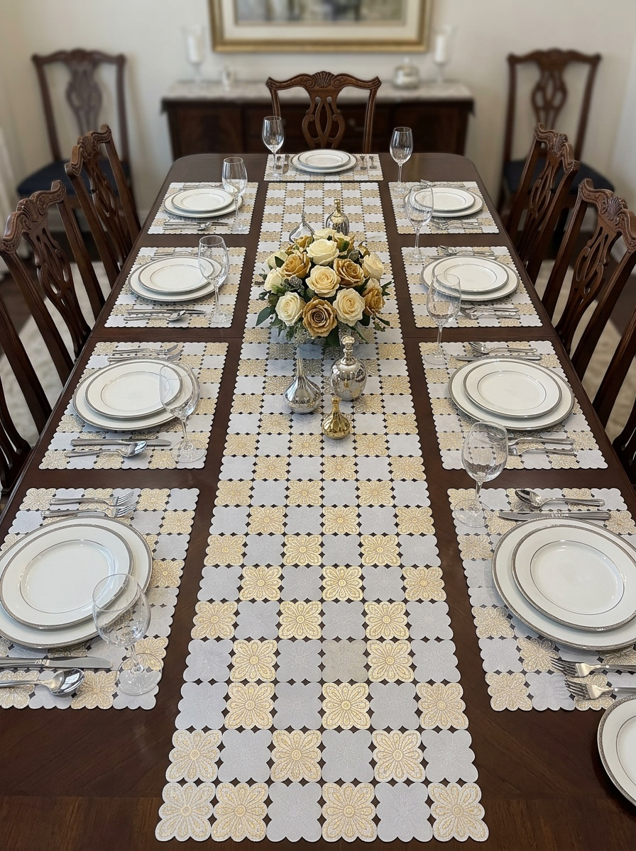 Runner Mats Dining Set
