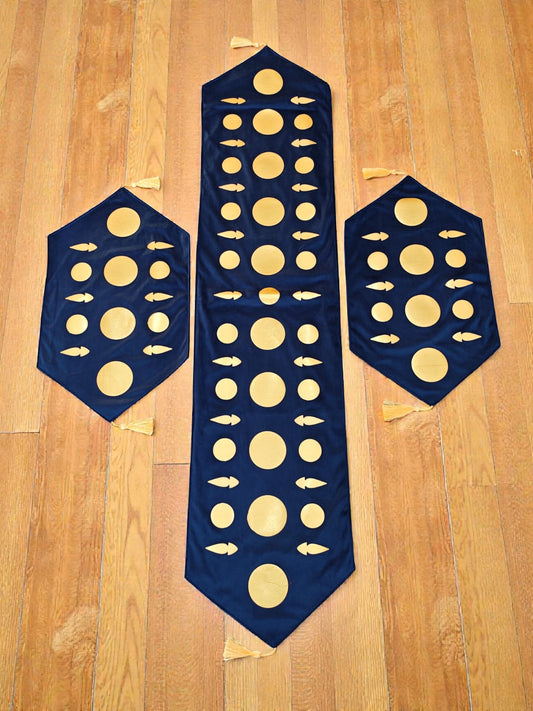 Velvet Motive Circles 3pc Set