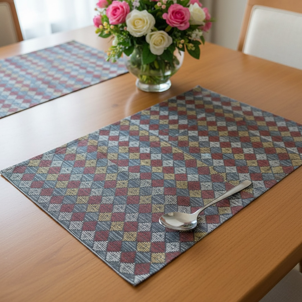 6pc Plastic Chatai Table Mats