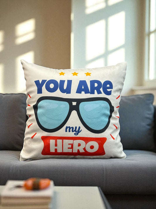 Printed Jutt Writing Cushion Cover