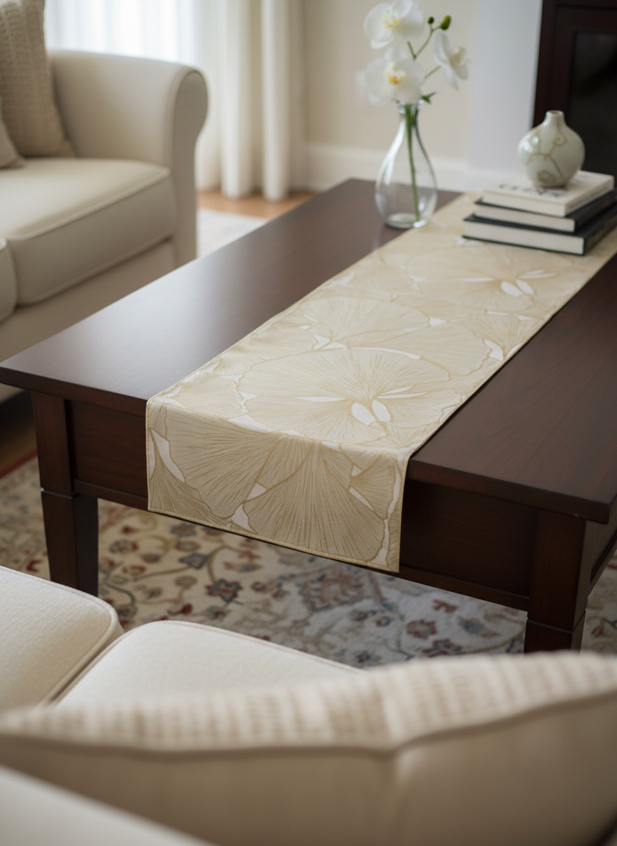 Golden Center Piece/Runner Plastic