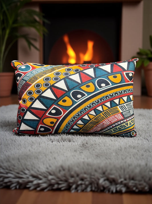 Printed Multi Series Rectangular Cushion