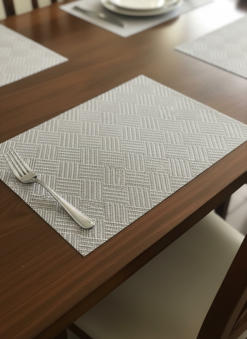 6pc Plastic Chatai Table Mats