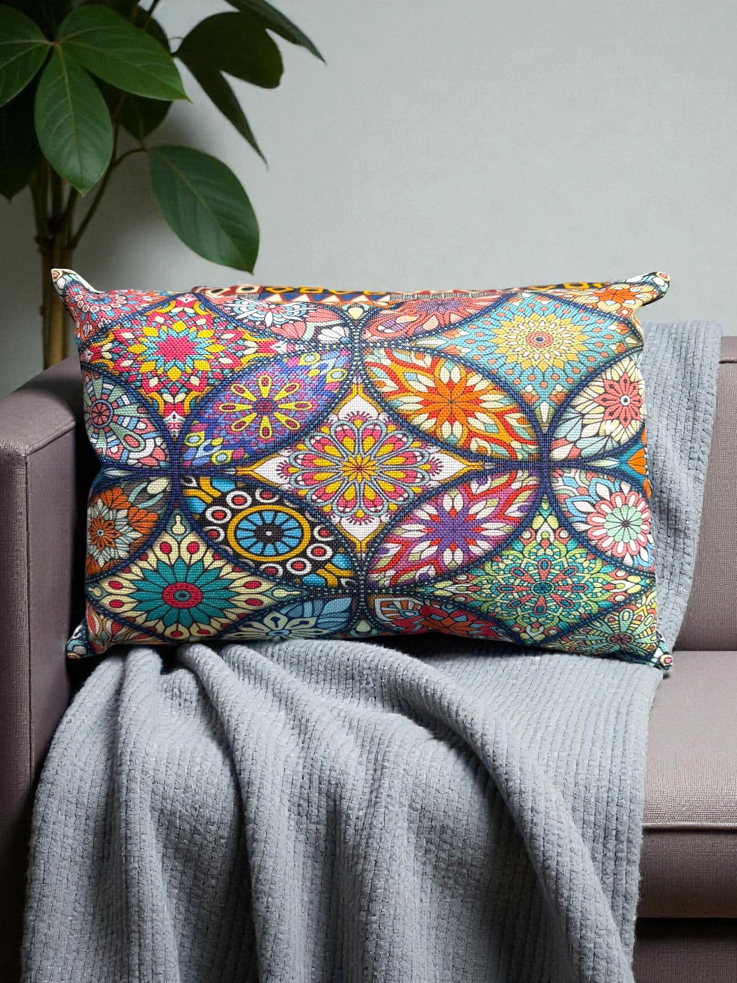 Printed Multi Series Rectangular Cushion