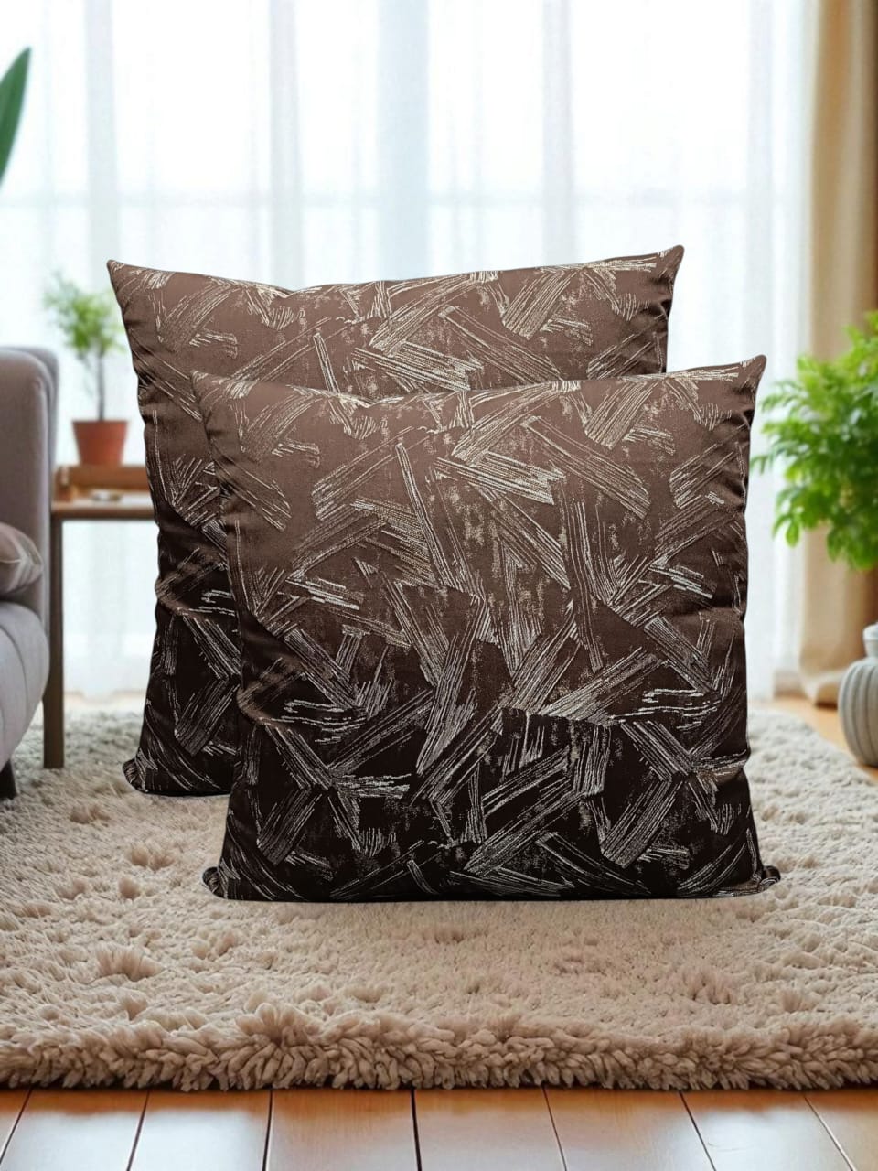Shanghai Velvet 2 Floor Cushion Covers