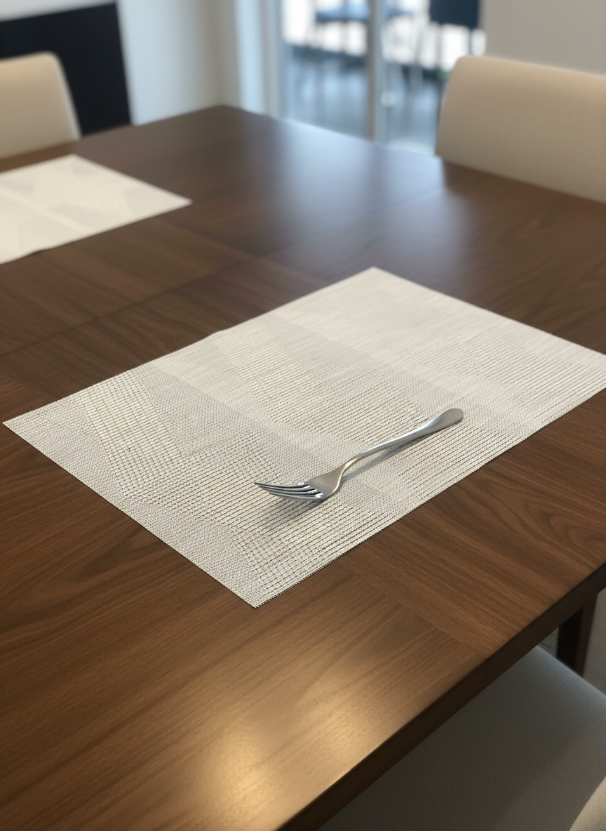 6pc Plastic Chatai Table Mats