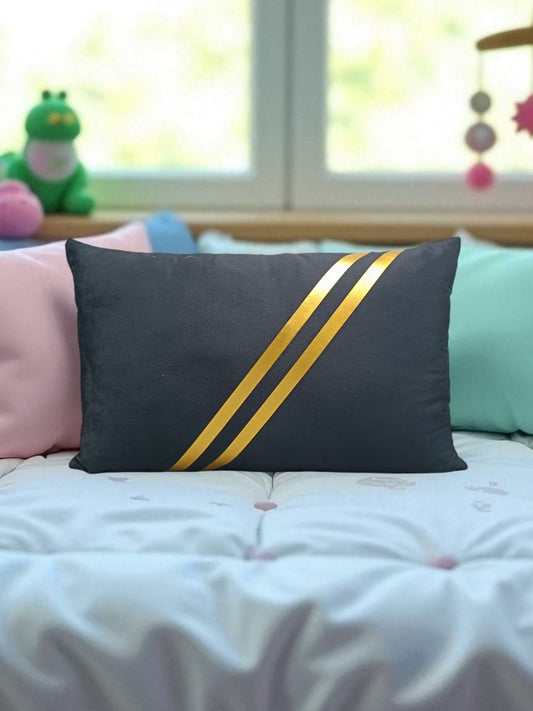 Velvet Double Line Baby Pillow