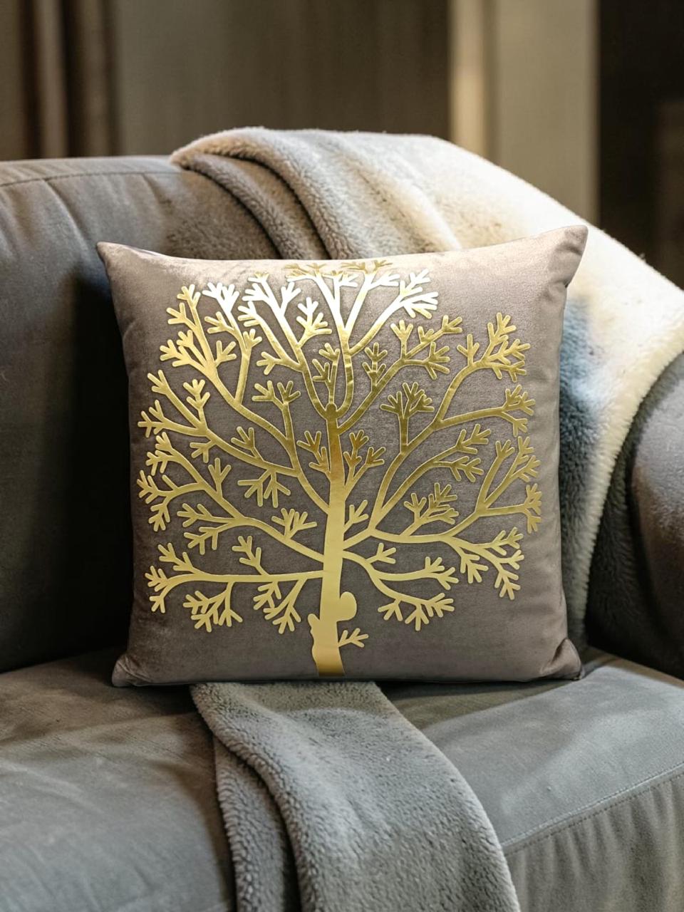 Italian Velvet Heavy Motive Cushion