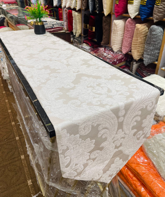 Velvet Jacquard Dining Table Runner