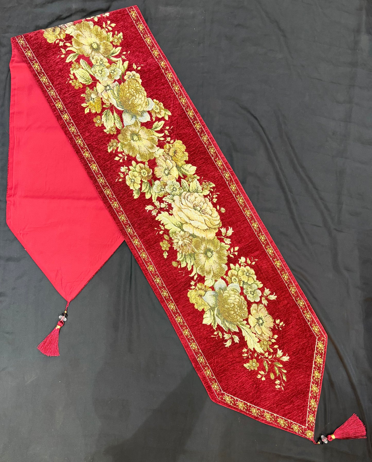 Shanghai Mid Flower China Dining Table Runner