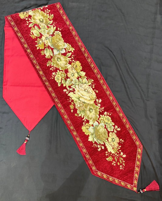 Shanghai Mid Flower China Dining Table Runner