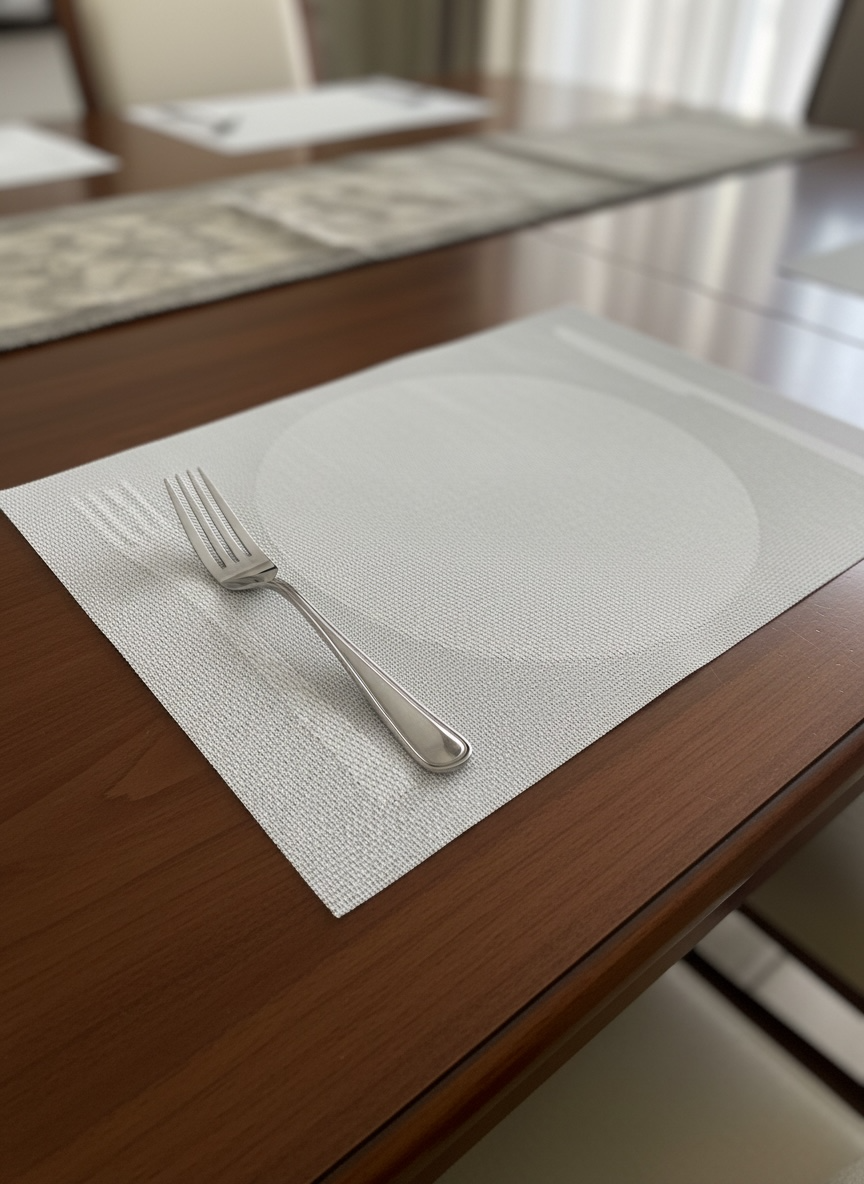 6pc Plastic Chatai Table Mats