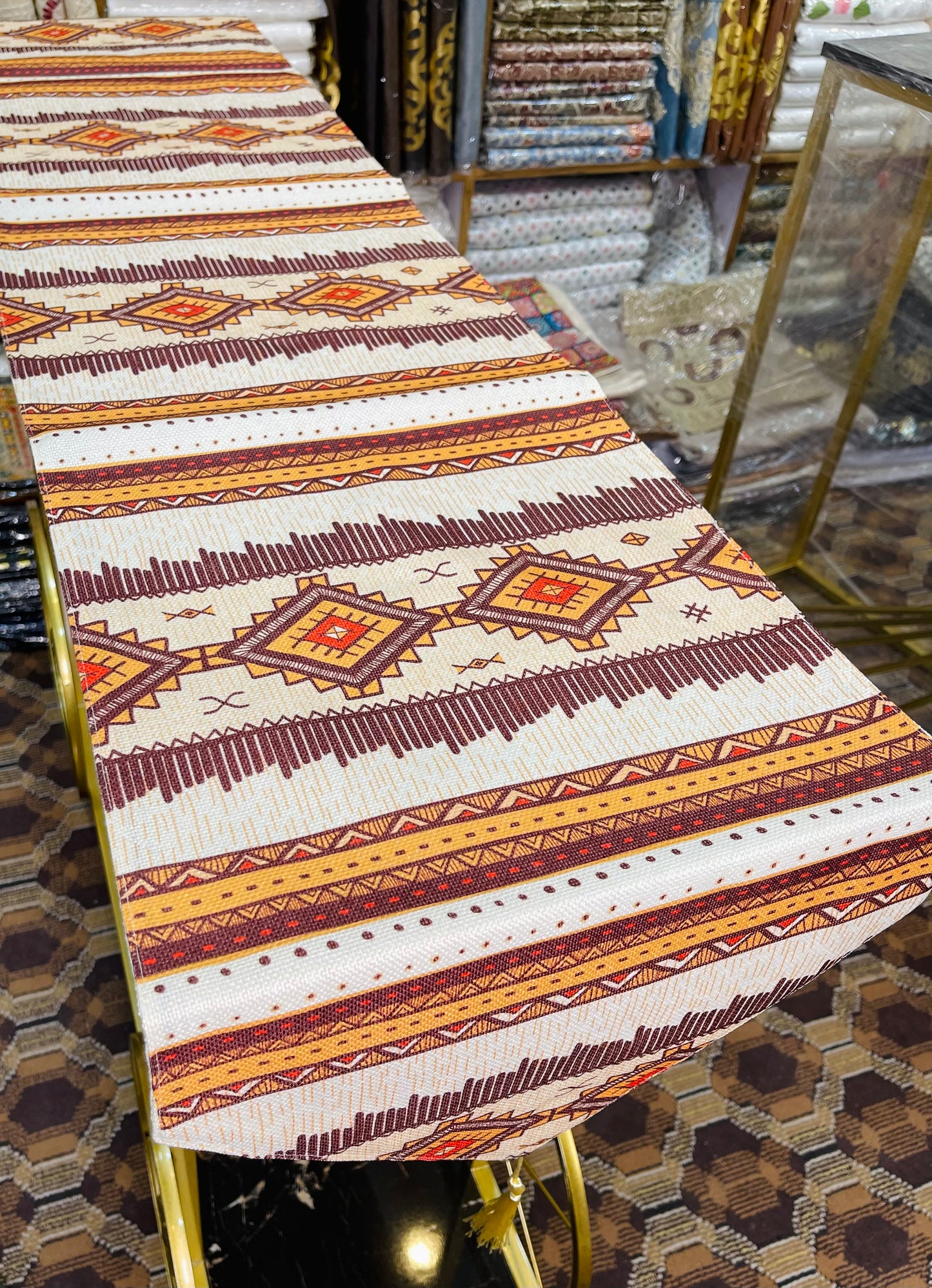 Printed Print Multi Color Table Runner Ali Bedding Store