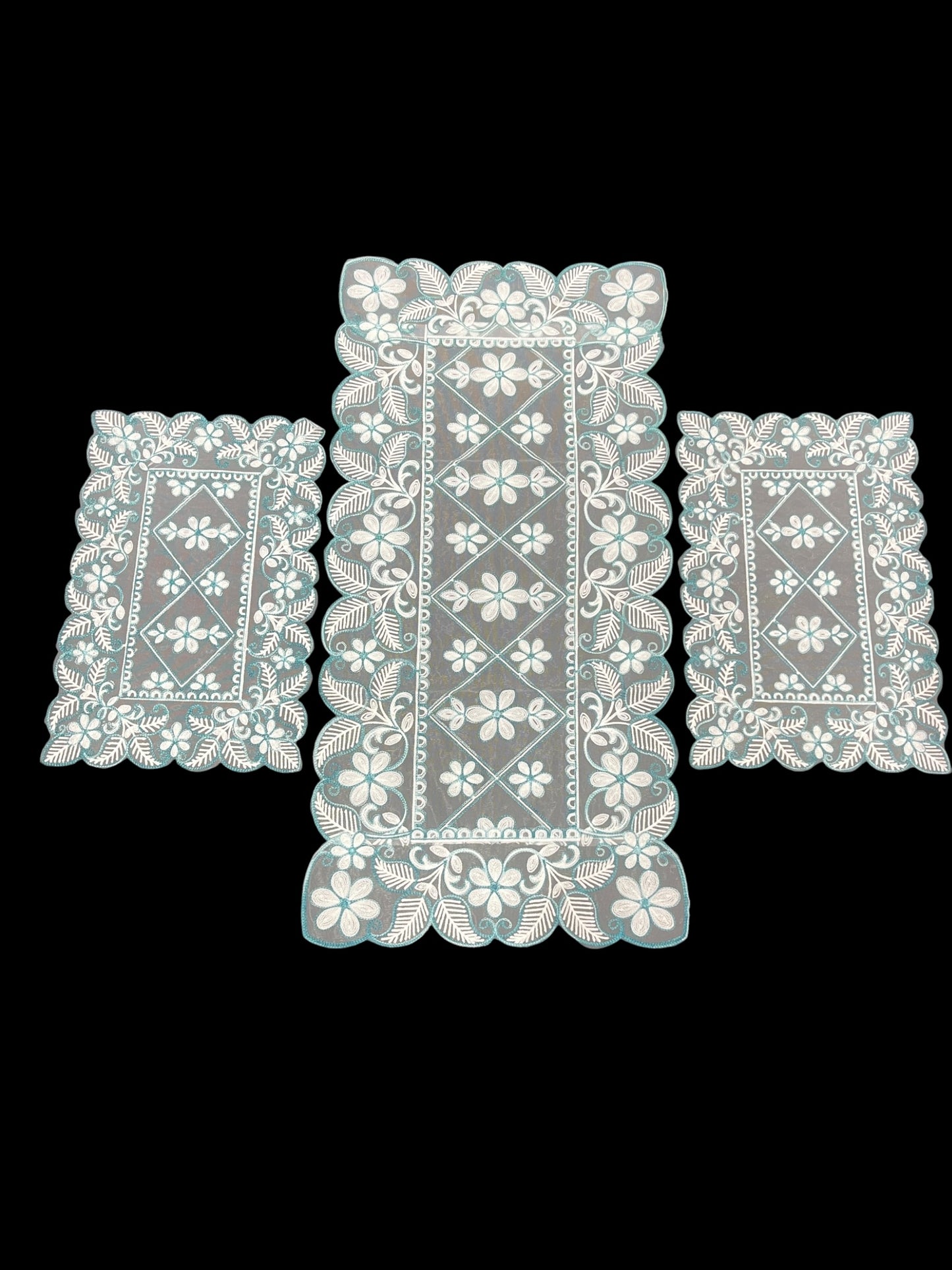Dori Lace Work Imported 3pc Set