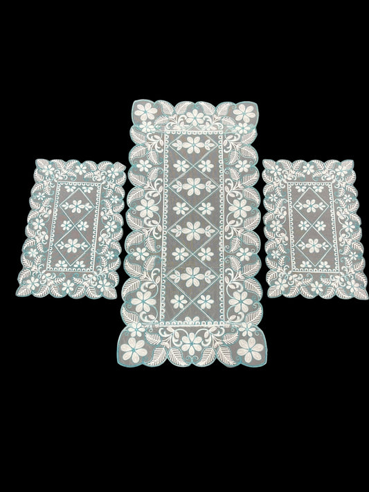 Dori Lace Work Imported 3pc Set
