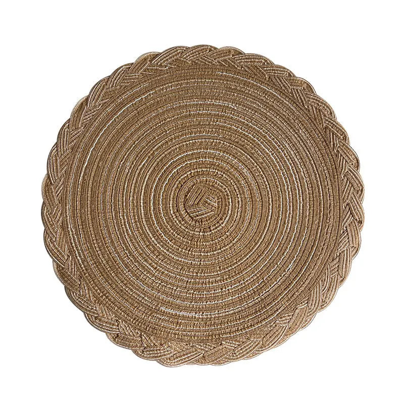 Round Line Fine Plastic Table Mats 6pc Set