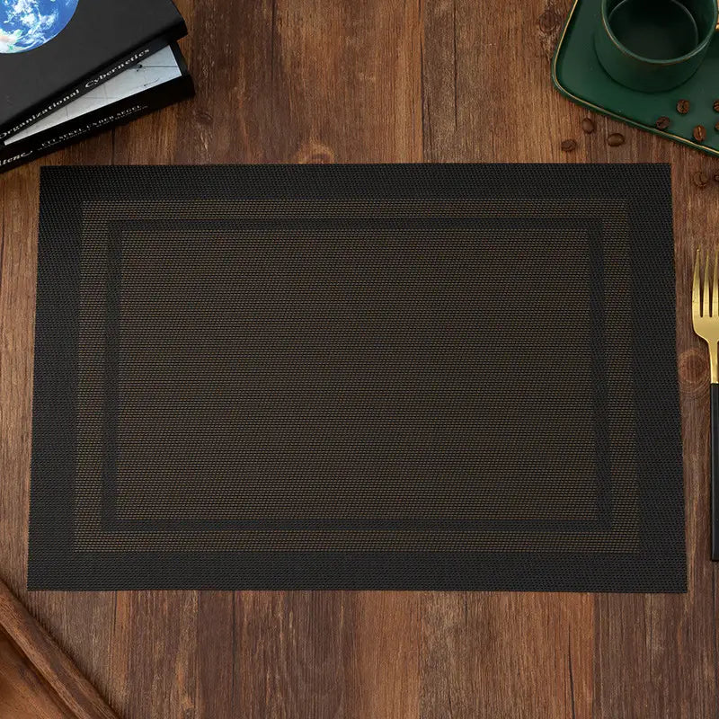 Chatai Plastic 7 PC SET ( 1 Runner & 6 Mats )