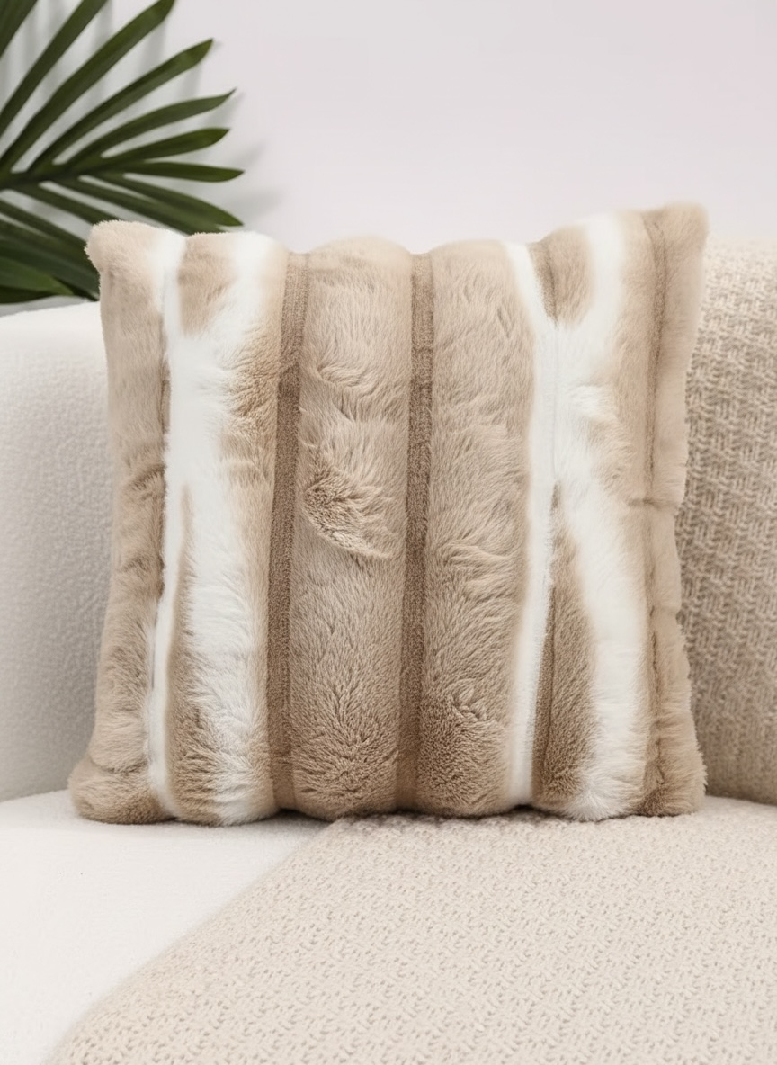 Wave Fur Soft Cushion