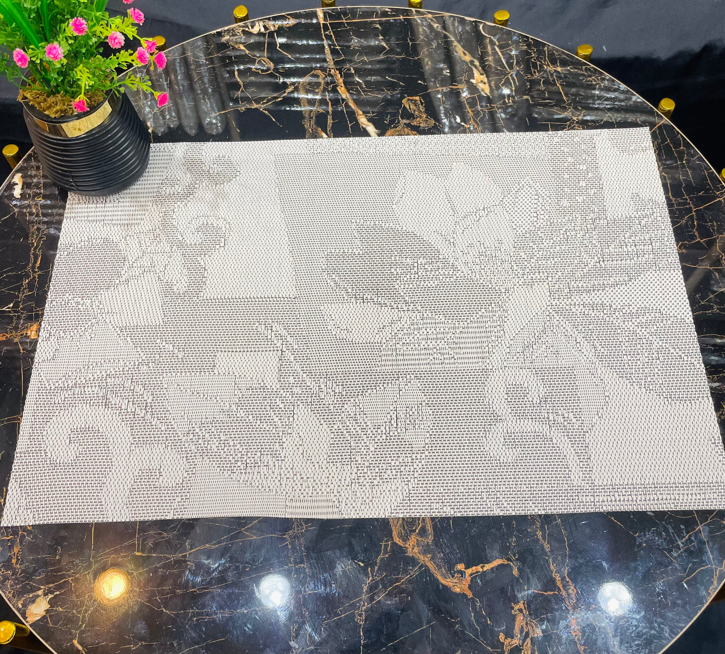6pc Plastic Chatai Table Mats