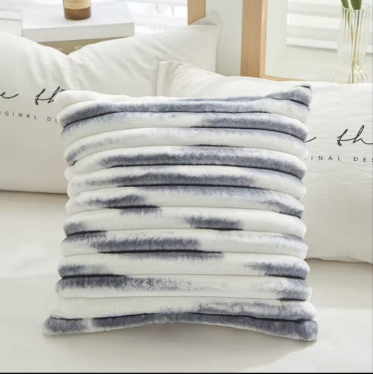 Fur Zebra Cushion