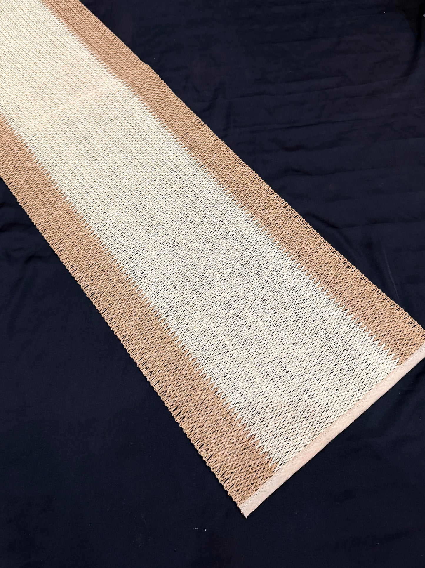 Imported Thread Work Dining Set ( 1 Runner & Mats )