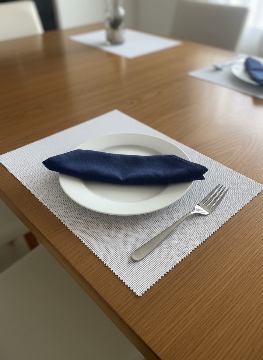 6pc Plastic Chatai Table Mats