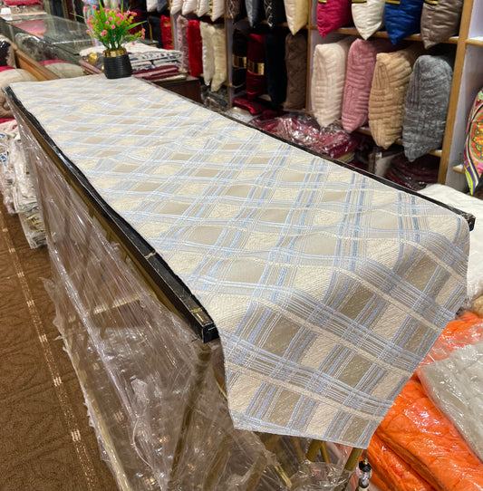 Velvet Jacquard Dining Table Runner