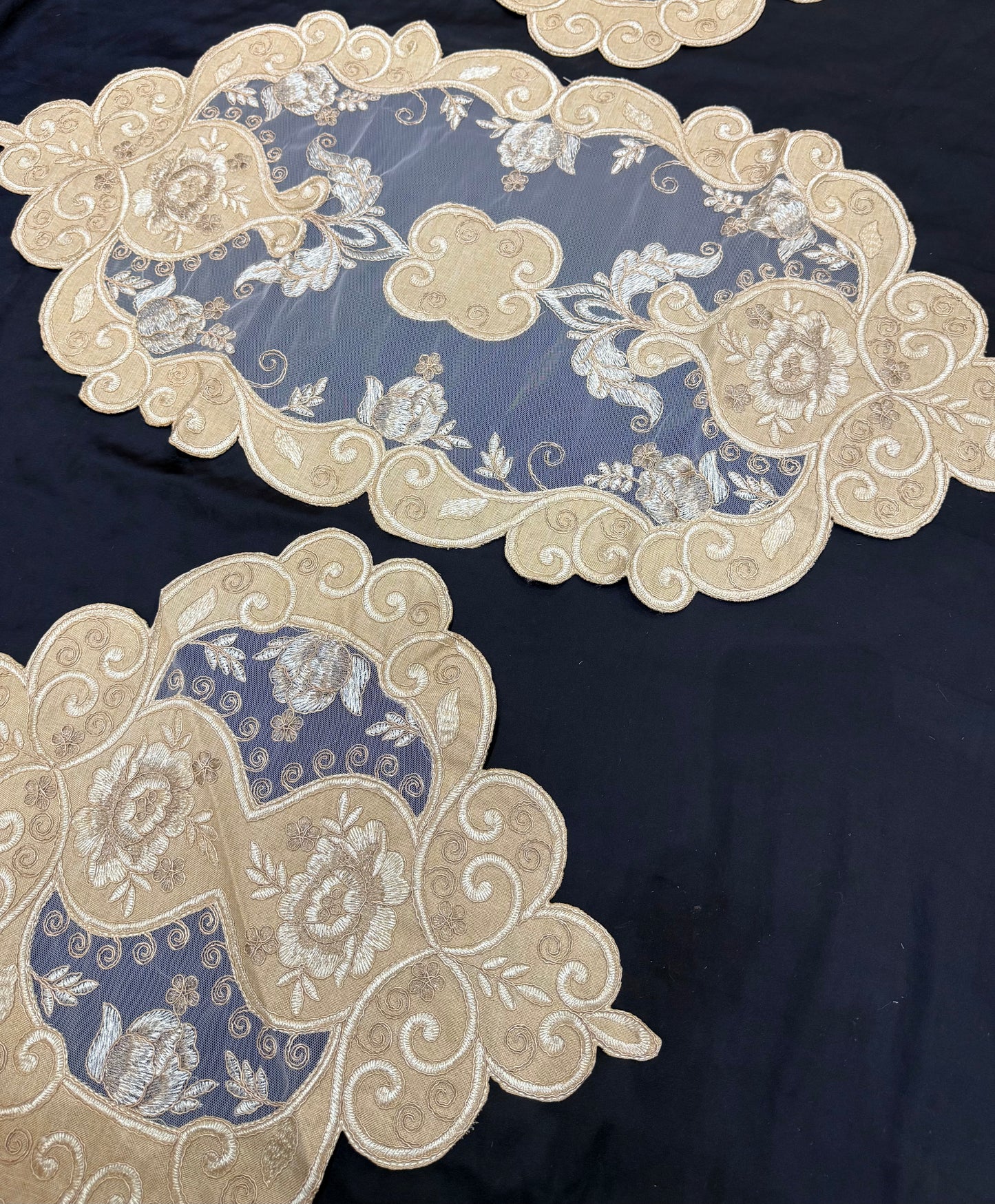 Velvet Fancy Heavy Shatal 3pc Set
