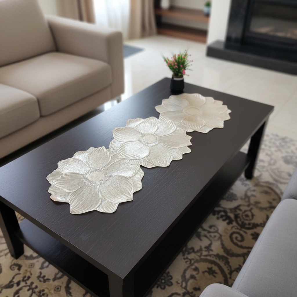 Golden Center Piece/Runner Plastic