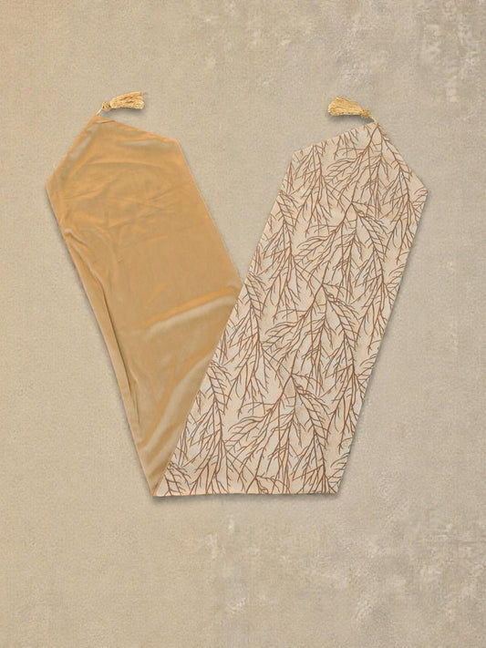 Shanghai Velvet Tree Table Runner