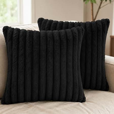 Soft Fur Line Cushion