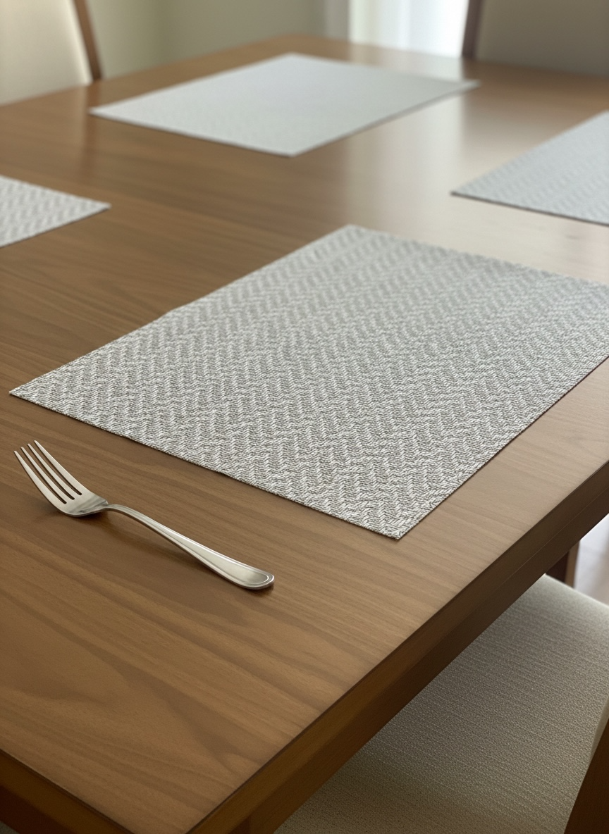 6pc Plastic Chatai Table Mats