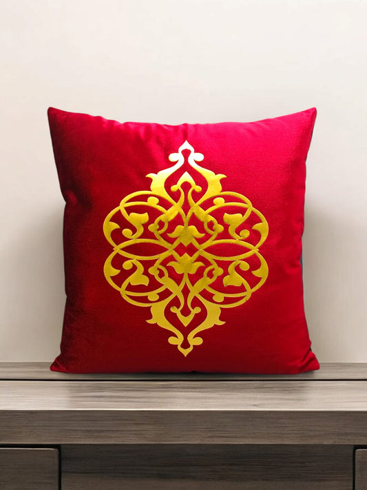Single Motive Italian Velvet Cushion Cover