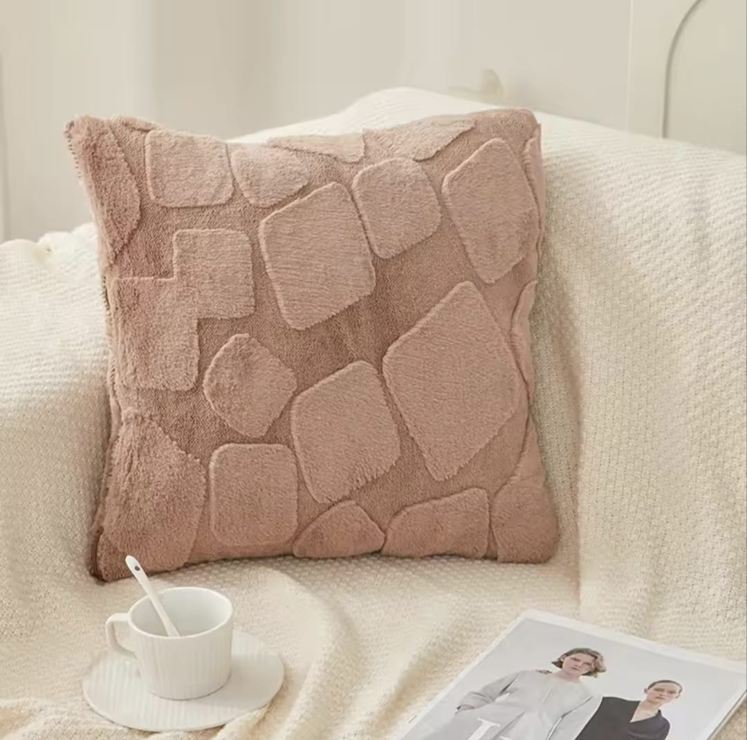 Fur Square Box Cushion