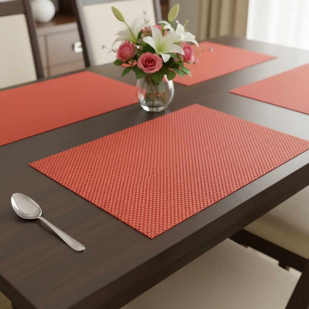 6pc Plastic Chatai Table Mats