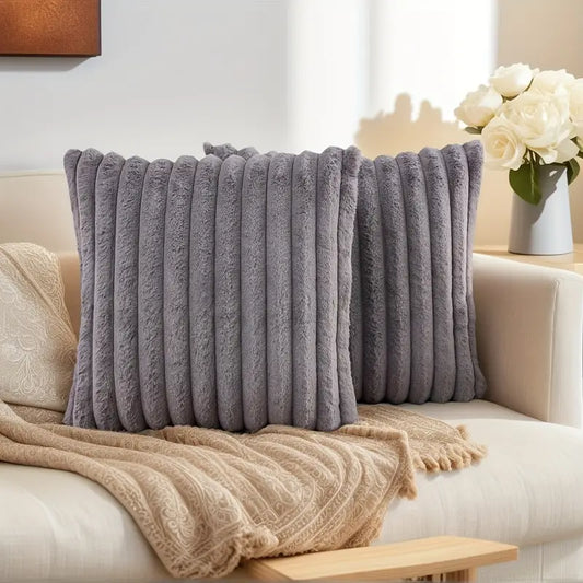 Soft Fur Line Cushion