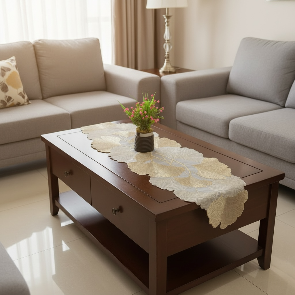 Golden Center Piece/Runner Plastic